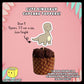 Digital mockup of cute dinoa A cupcake topper with dimensions