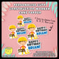 Digital Mockup of a Cute Construction Boy Cake Topper in 4 Sizes, 16cm, 14cm, 12cm and 10cm