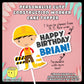 Digital Mockup of a Cute Construction Boy Cake Topper Featured Image