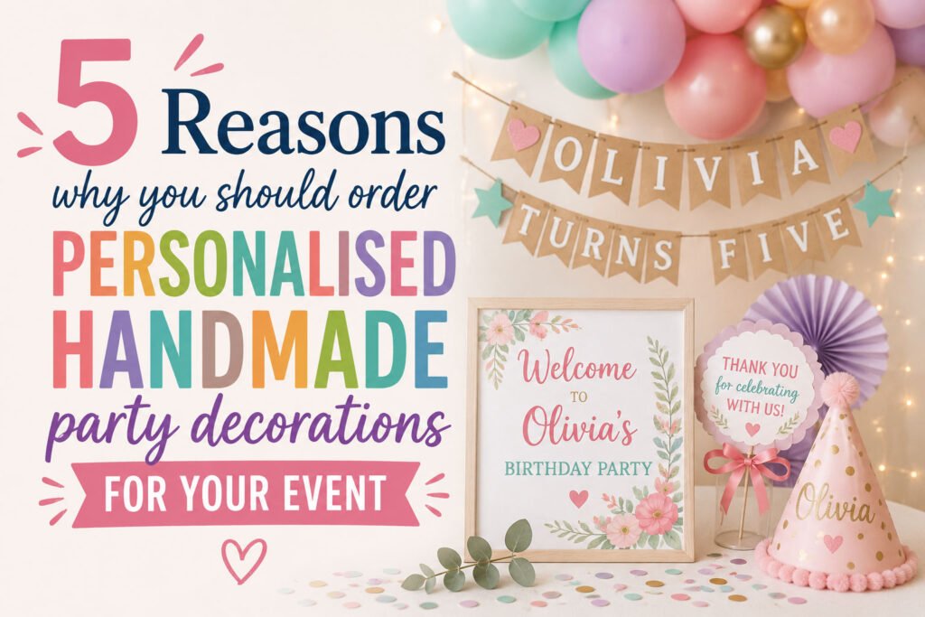 5 Reasons to Choose Personalised Party Decorations in Singapore