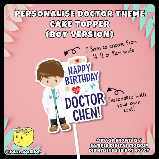 Cute Personalize Male Doctor