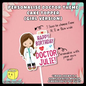 Cute Personalize Female Doctor