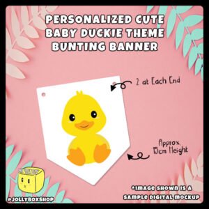 Cute Ducklings Theme Bunting Banner Duckling Bunting