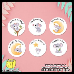 Cute Koala Bears theme Stickers Featured Image