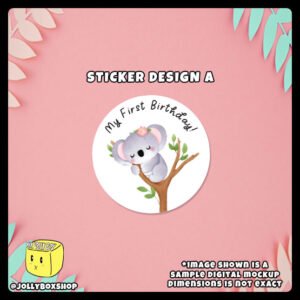 Cute Koala Bears theme Stickers Design A