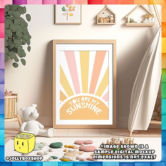 You Are My Sunshine Digital Download Wall Art For Web 2