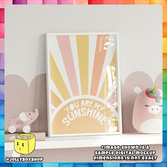 You Are My Sunshine Digital Download Wall Art For Web 1