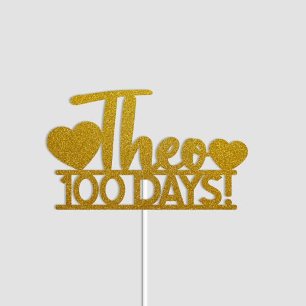 Digital-mockup-of-a-Personalised-100-days-theme-with-hearts-cake-topper