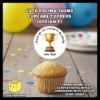 Digital-Mockup-of-Cute-Racing-Theme-Cupcake-Toppers-Design-F-Placed-on-a-Cupcake Digital Mockup of Racing Theme Cupcake Topper Design F Placed on Cupcake