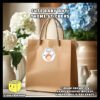Cute-Baby-Boy-Theme-Stickers-Gift-Bag-Mockup-2 Personalize Cute Baby Boy Theme Sticker pasted on a paper goodie bag