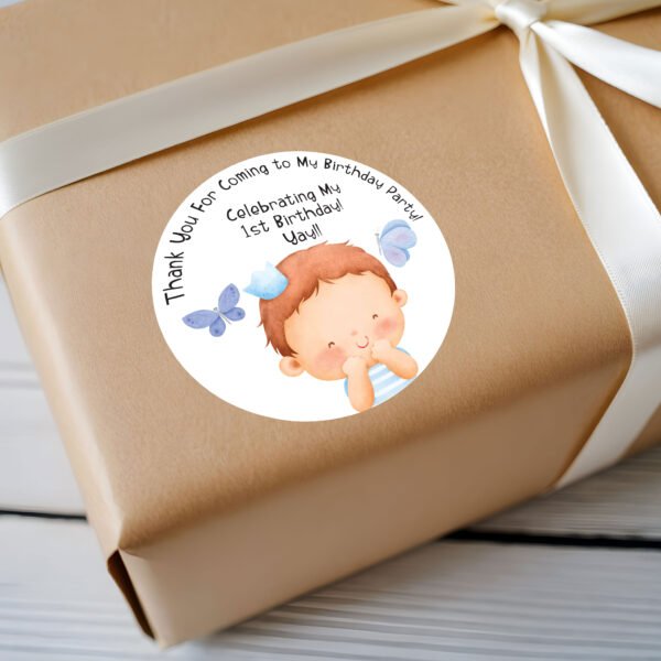 Cute Baby Boy Theme Stickers