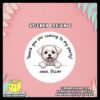 Digital-Mockup-of-a-Cute-Peeking-Dogs-Theme-Sticker-Design-C Digital mockup of a cute peeking dog round sticker design C