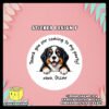 Digital-Mockup-of-a-Cute-Peeking-Dogs-Theme-Sticker-Design-F Digital mockup of a cute peeking dog round sticker design F