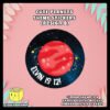 Personalized-Cute-Planets-Theme-Round-Stickers-Design-B Digital mockup of a Personalize Cute Planets Theme Sticker Design B - Red Planet
