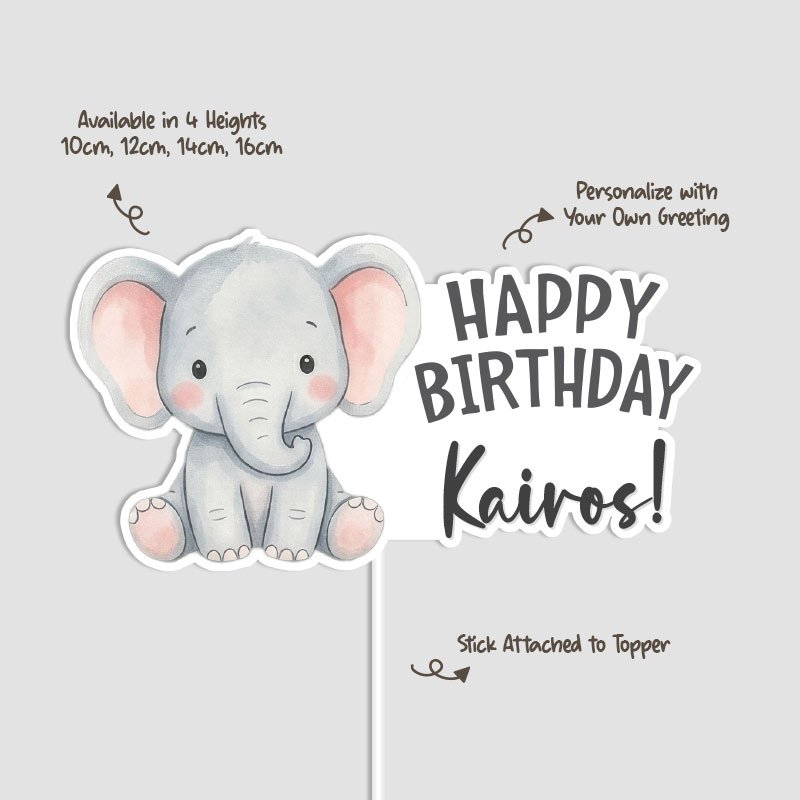 Digital-mockup-of-a-Cute-Sitting-Elephant-Cake-Topper-with-text