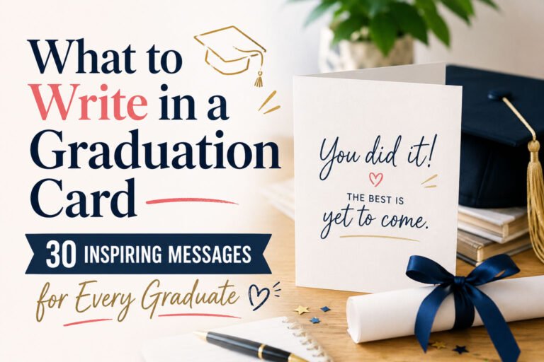 What to Write in a Graduation Card — 30 Inspiring Messages for Every Graduate