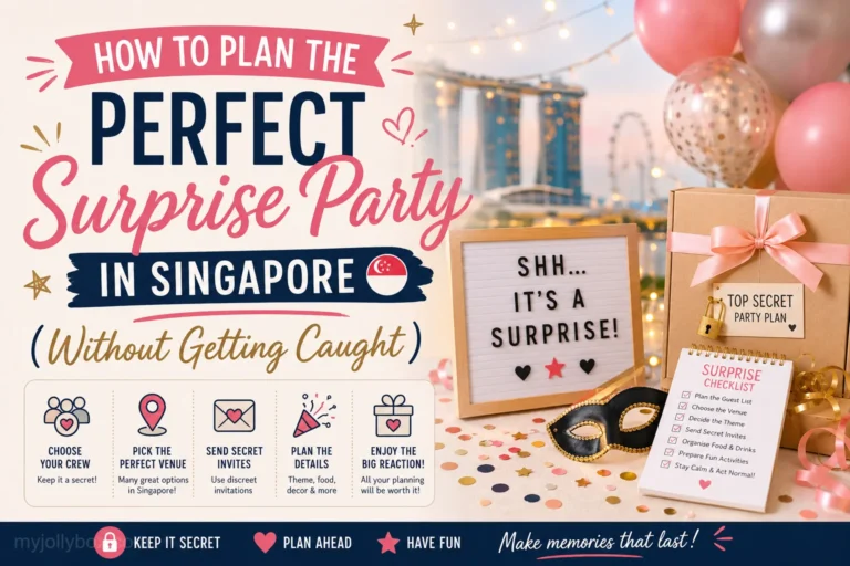 how to plan a surprise party in Singapore