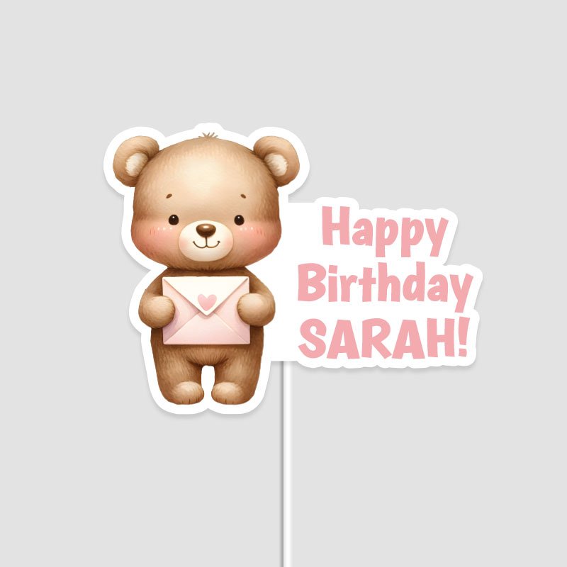 Digital-Mockup-of-a-Cute-Baby-Bear-with-Love-Letter-Cake-Topper-grey-background