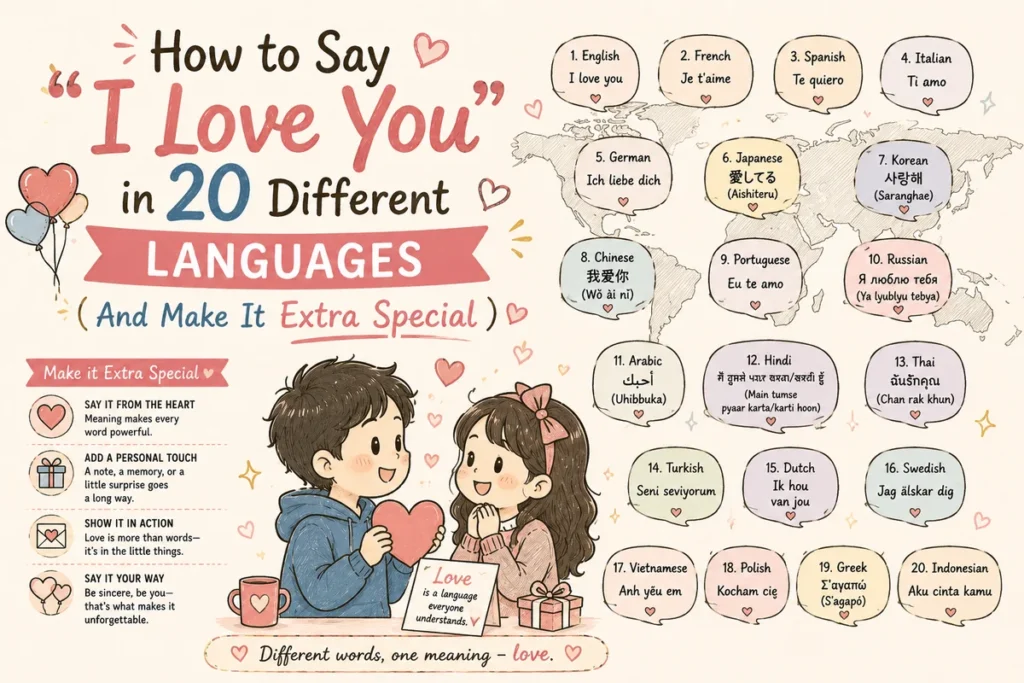 How to Say “I Love You” in 20 Different Languages (And Make It Extra Special)