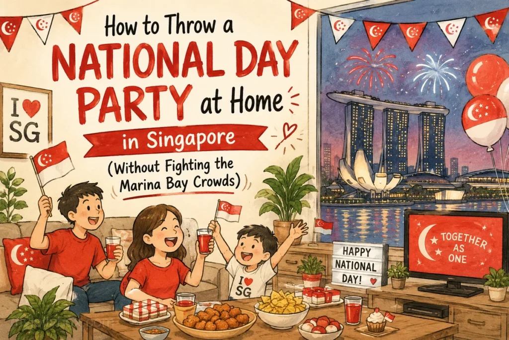 How to Throw a National Day Party at Home in Singapore (Without Fighting the Marina Bay Crowds)