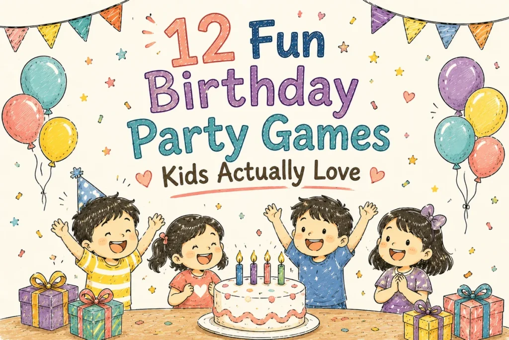 12 Fun Birthday Party Games Kids Actually Love