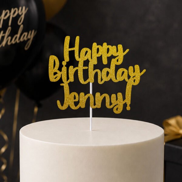 Happy Birthday Cake Topper Singapore | Personalised Name